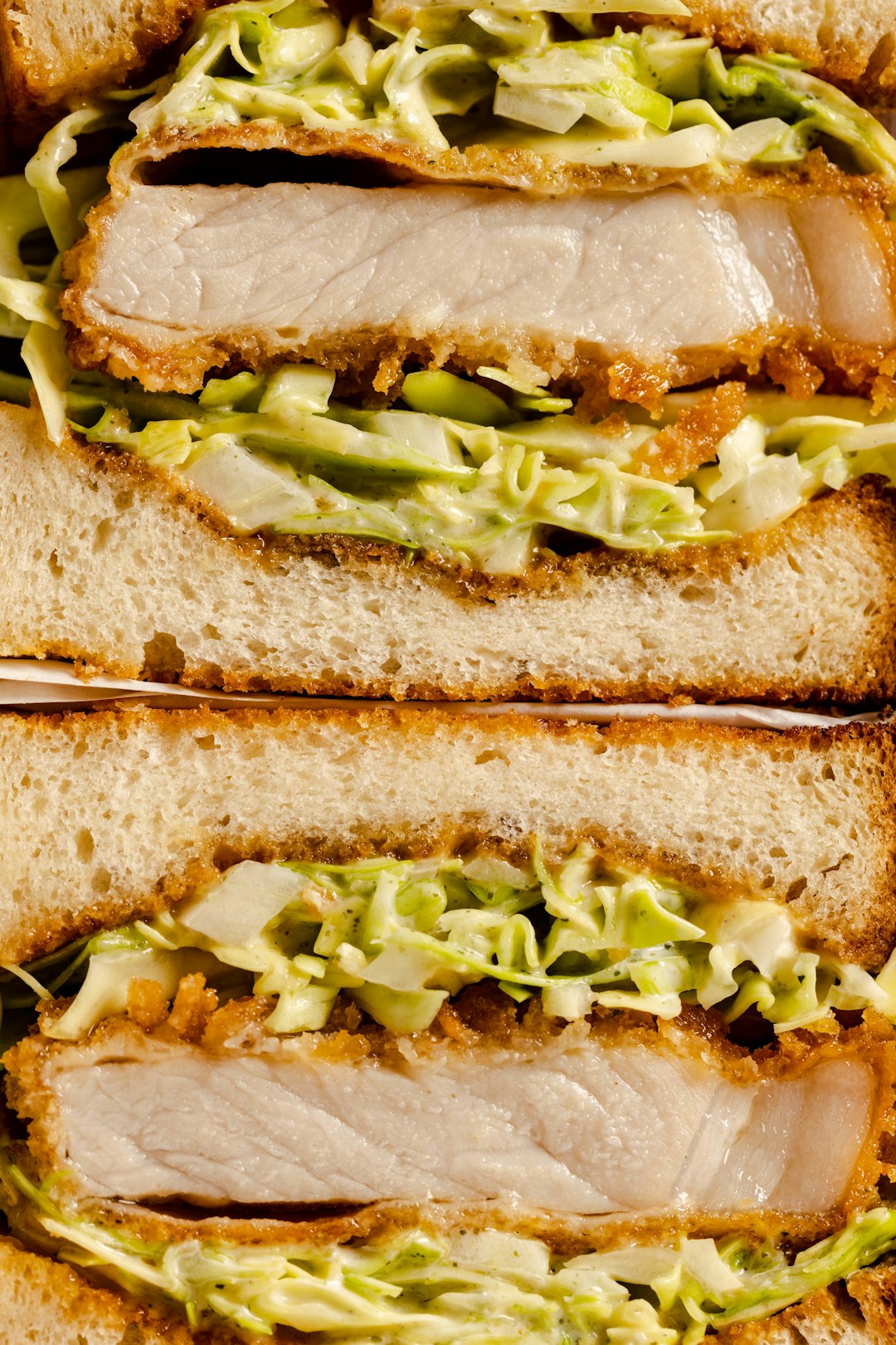 Crunch is an experimental sandwich concept aiming to bring a contemporary hack to a traditional snack. Above is a beautiful Tonkatsu Sando 🐷🥪🇯🇵